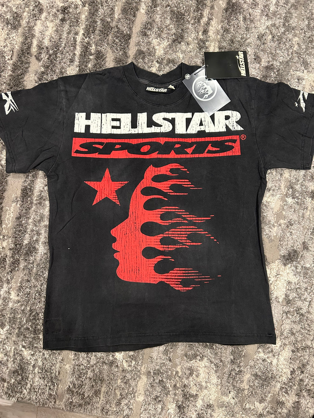 BLACK&RED HELLSTAR TEE