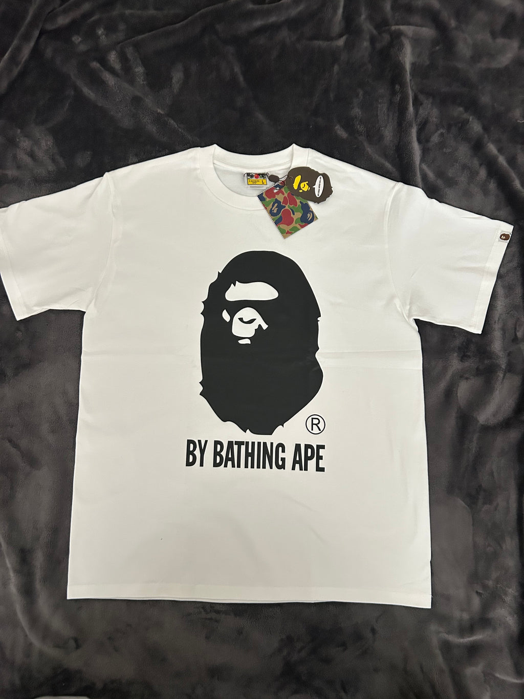 WHITE B A P E TEE