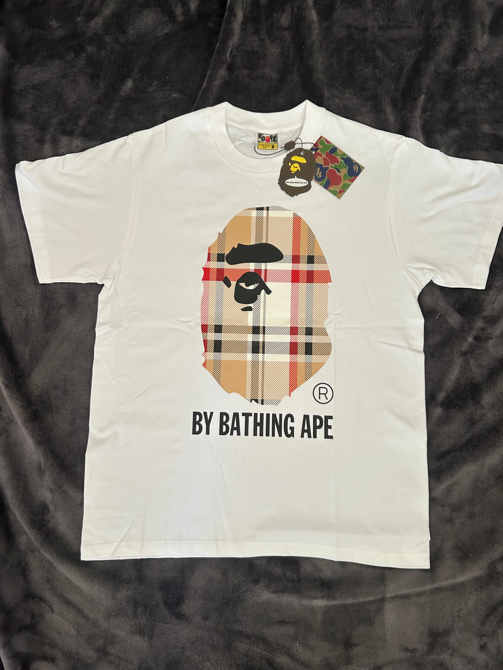 WHITE B A P E TEES