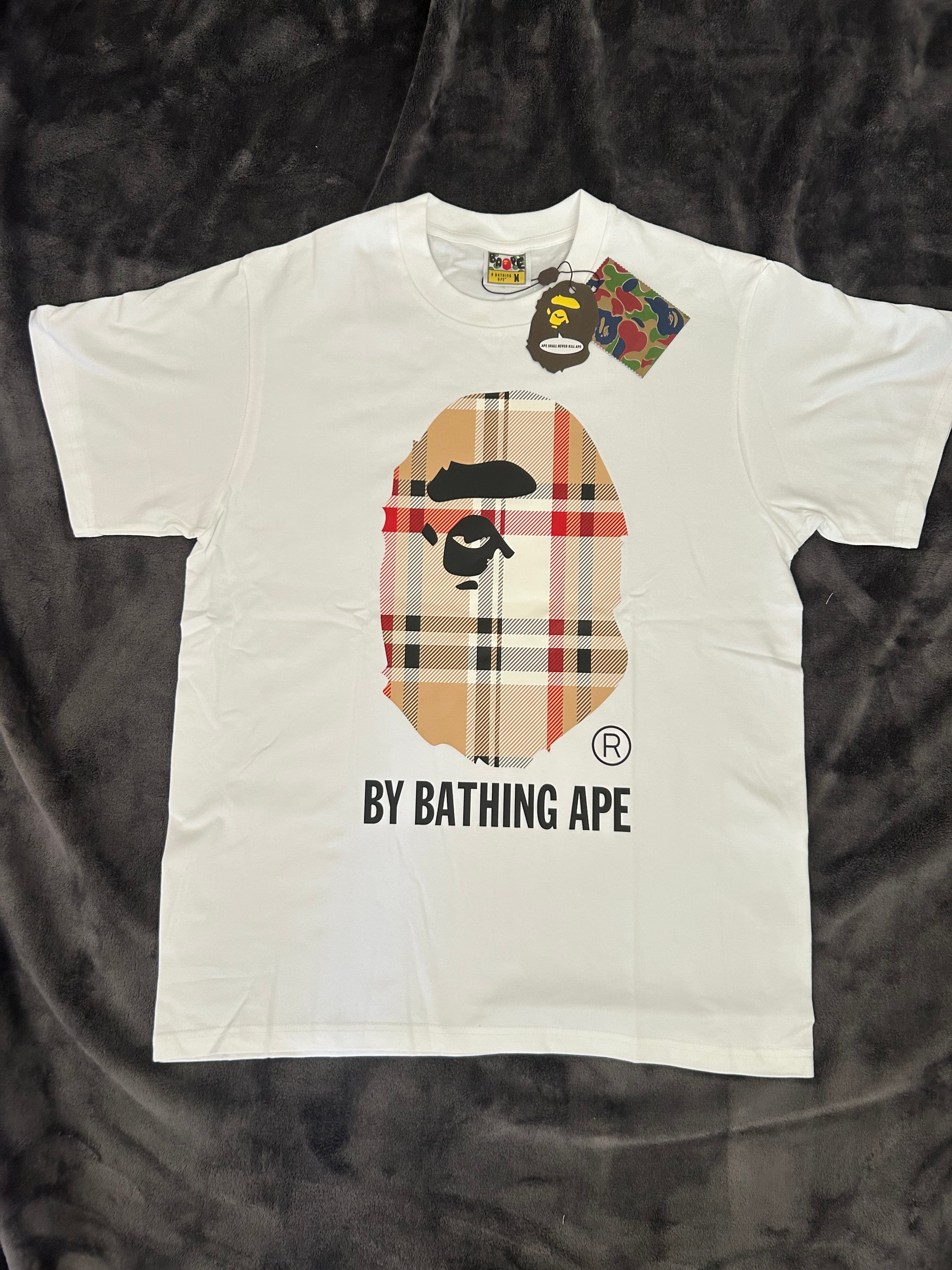 WHITE B A P E TEES